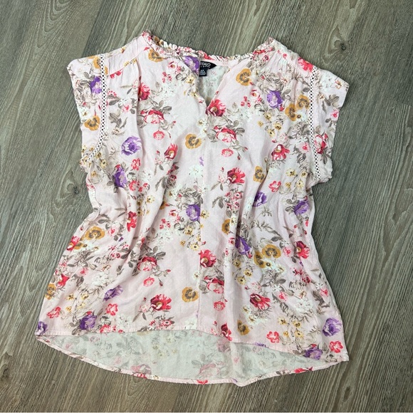 Buffalo Pink Floral Blouse - Picture 2 of 10
